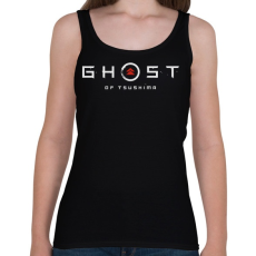 PRINTFASHION Ghost of Tsushima logo - Női atléta - Fekete