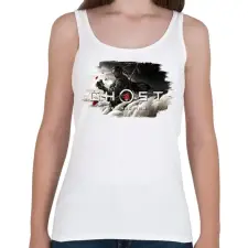 PRINTFASHION Ghost of Tsushima - Női atléta - Fehér női trikó