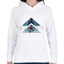 PRINTFASHION Ghost of Tsushima - Női kapucnis pulóver - Fehér női pulóver, kardigán