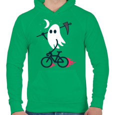 PRINTFASHION Ghost Rider - Férfi kapucnis pulóver - Zöld