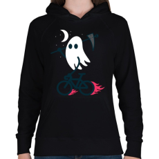 PRINTFASHION Ghost Rider - Női kapucnis pulóver - Fekete