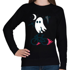 PRINTFASHION Ghost Rider - Női pulóver - Fekete női pulóver, kardigán