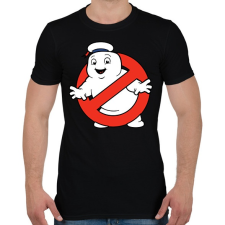 PRINTFASHION Ghostbuster - Férfi póló - Fekete férfi póló