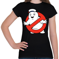 PRINTFASHION Ghostbuster - Női póló - Fekete női póló
