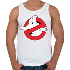PRINTFASHION ghostbusters - Férfi atléta - Fehér atléta, trikó