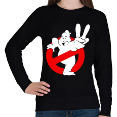 PRINTFASHION Ghostbusters - Női pulóver - Fekete