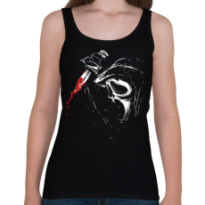 PRINTFASHION Ghostface - Női atléta - Fekete