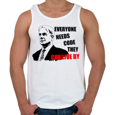 PRINTFASHION GIBS - Férfi atléta - Fehér atléta, trikó