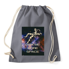 PRINTFASHION GIMME MORE SPACE - Sportzsák, Tornazsák - Grafitszürke tornazsák