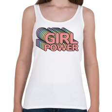 PRINTFASHION Girl Power - Női atléta - Fehér