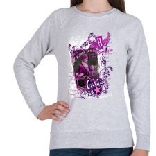 PRINTFASHION GIRLS STYLE - Női pulóver - Sport szürke női pulóver, kardigán
