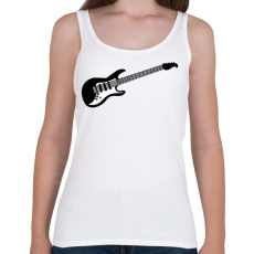 PRINTFASHION Gitár - Női atléta - Fehér