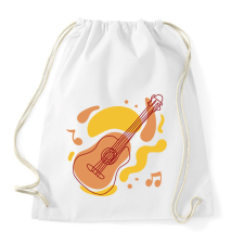 PRINTFASHION Gitár - Sportzsák, Tornazsák - Fehér tornazsák