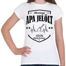 PRINTFASHION Gitáros apajelölt - Női póló - Fehér