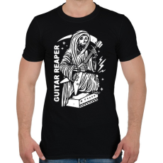PRINTFASHION Gitáros halál - Férfi póló - Fekete