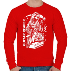 PRINTFASHION Gitáros halál - Férfi pulóver - Piros