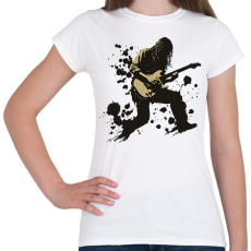 PRINTFASHION Gitáros - Női póló - Fehér