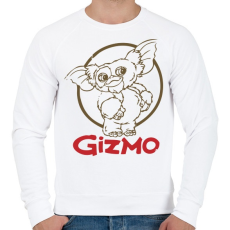 PRINTFASHION Gizmo - Férfi pulóver - Fehér