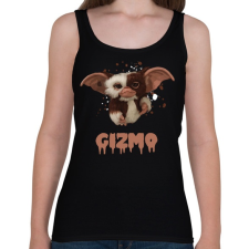 PRINTFASHION GIZMO - Női atléta - Fekete női trikó