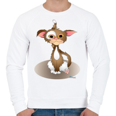 PRINTFASHION Gizmócic - Férfi pulóver - Fehér