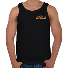 PRINTFASHION Glotz Personal Training System - Férfi atléta - Fekete