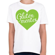 PRINTFASHION gluten-free-love-green - Gyerek póló - Fehér