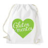 PRINTFASHION gluten-free-love-green - Sportzsák, Tornazsák - Fehér
