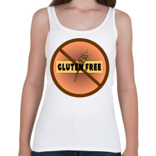 PRINTFASHION Glutenfree2 - Női atléta - Fehér női trikó