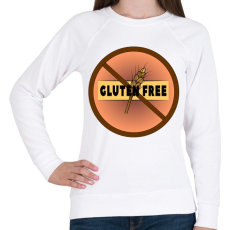 PRINTFASHION Glutenfree2 - Női pulóver - Fehér