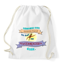 PRINTFASHION Glutenfree3 - Sportzsák, Tornazsák - Fehér tornazsák