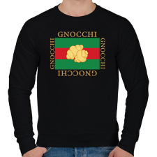 PRINTFASHION Gnocchi - parody - Férfi pulóver - Fekete férfi pulóver, kardigán