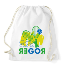PRINTFASHION Go Roger - Sportzsák, Tornazsák - Fehér tornazsák
