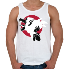 PRINTFASHION Go SuperMonkey - Férfi atléta - Fehér atléta, trikó