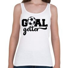 PRINTFASHION Goal getter - Női atléta - Fehér női trikó