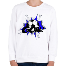 PRINTFASHION Goal - Gyerek pulóver - Fehér