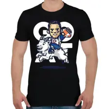 PRINTFASHION GOAT - Férfi póló - Fekete férfi póló