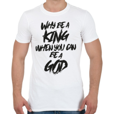 PRINTFASHION God - Férfi póló - Fehér