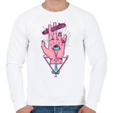 PRINTFASHION God of primo - Férfi pulóver - Fehér férfi pulóver, kardigán