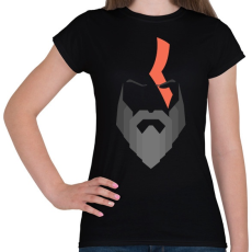 PRINTFASHION god of war - Női póló - Fekete