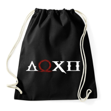 PRINTFASHION God of War: PS szimbólumok - Sportzsák, Tornazsák - Fekete tornazsák