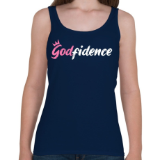 PRINTFASHION Godfidence - Női atléta - Sötétkék