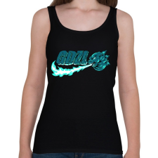 PRINTFASHION Godzilla just do it - Női atléta - Fekete női trikó