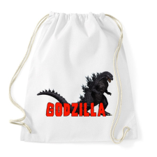 PRINTFASHION Godzilla - Sportzsák, Tornazsák - Fehér tornazsák