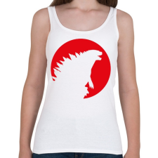 PRINTFASHION Godzilla Sziluett - Női atléta - Fehér női trikó