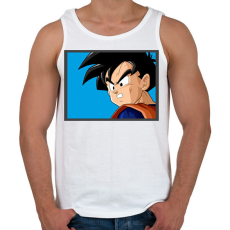PRINTFASHION Gohan - Férfi atléta - Fehér