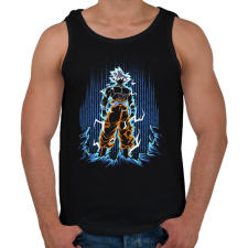 PRINTFASHION goku - Férfi atléta - Fekete atléta, trikó