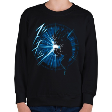 PRINTFASHION Goku kamehameha vol1 - Gyerek pulóver - Fekete