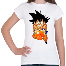 PRINTFASHION goku - Női póló - Fehér