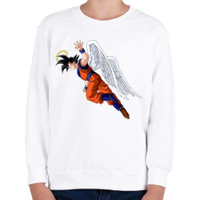 PRINTFASHION gokuangel.png - Gyerek pulóver - Fehér gyerek pulóver, kardigán