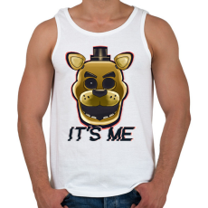 PRINTFASHION GOLDEN FREDDY - Férfi atléta - Fehér